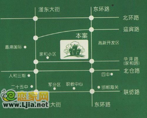 天澤園位置示意圖