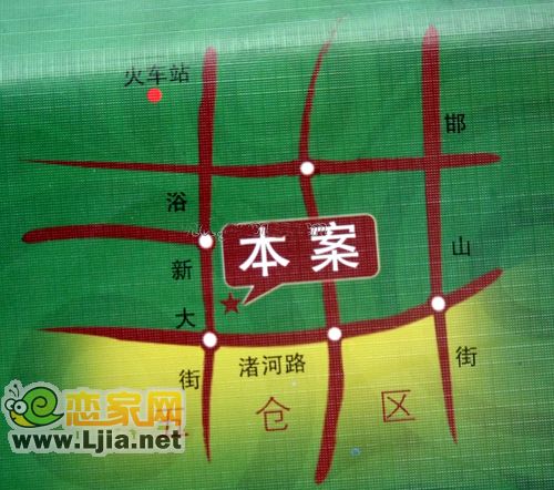 天潤雅園位置示意圖