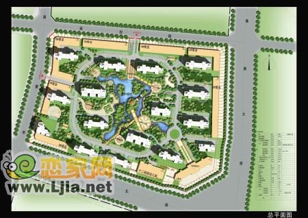 阿爾卡迪亞藍天城規(guī)劃設(shè)計方案總平面圖