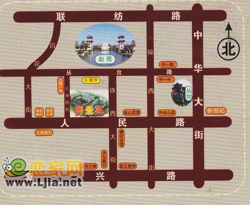 御景苑區(qū)位圖