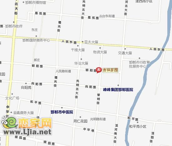 吉祥家園區(qū)位圖