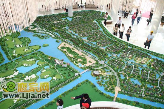 美蘆莊園沙盤(pán)全景
