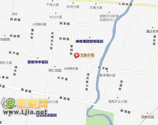 龍脈欣居區(qū)位圖