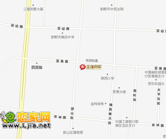 圣德府邸區(qū)位圖