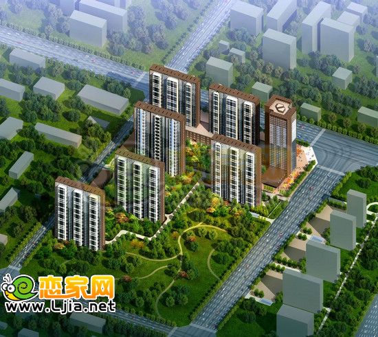 現(xiàn)代奧城效果圖