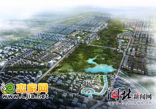 南湖新區(qū)規(guī)劃鳥瞰效果圖