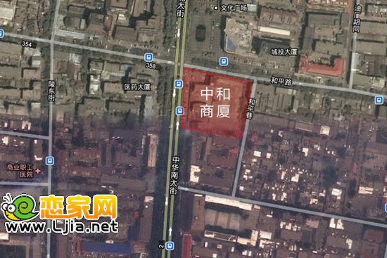 中和商廈區(qū)位圖