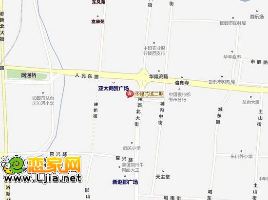 華煌芯城二期區(qū)位圖