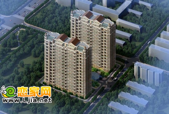 現(xiàn)代御庭鳥瞰圖