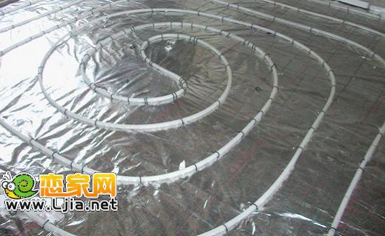 阿爾卡迪亞地暖施工實(shí)景