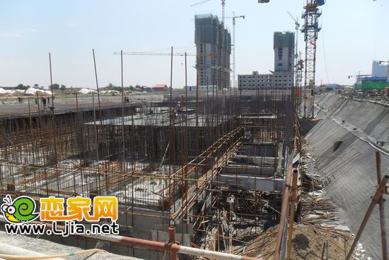 萬浩儷城北區(qū)工程進度
