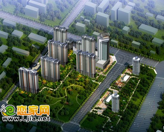 現(xiàn)代奧城效果圖