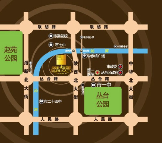 金恒基鹿城國(guó)際區(qū)位圖