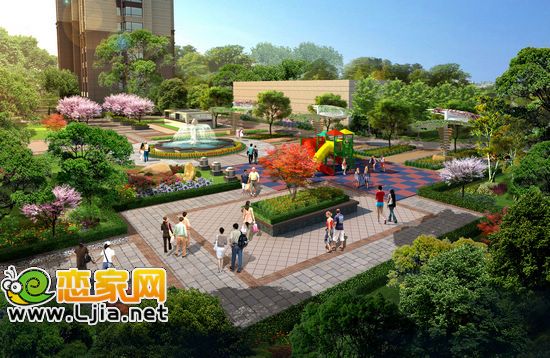 金色漫城兒童活動區(qū)效果圖
