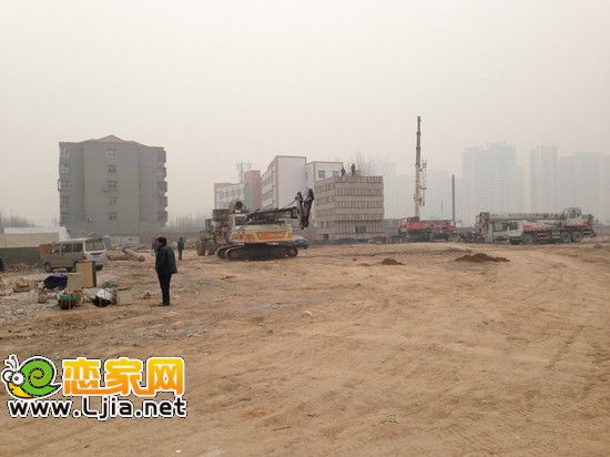 阿爾卡迪亞陽(yáng)光苑工地現(xiàn)場(chǎng)（2013.1.7）
