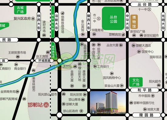 邯鄲市和平路商圈