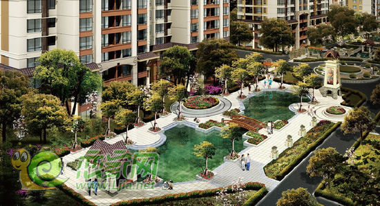 聯(lián)邦御景江山園林效果圖
