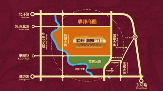御景江山區(qū)位圖