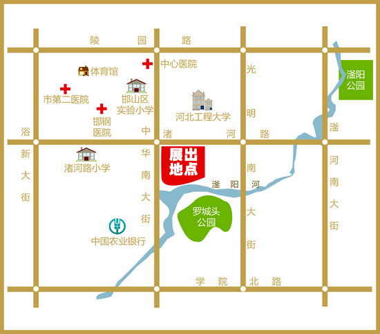 展出地址，金世紀花園接待中心