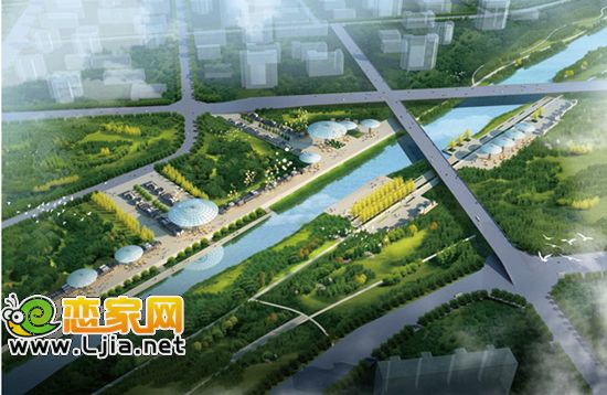 支漳河規(guī)劃設(shè)計(jì)效果圖