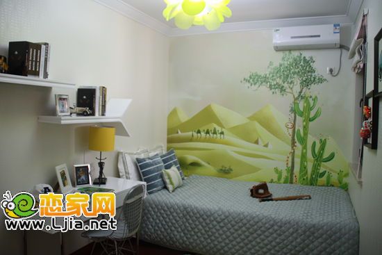 美的城10號樓95㎡樣板房 次臥