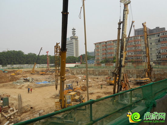 邯鄲金融大廈工程進(jìn)度實(shí)景