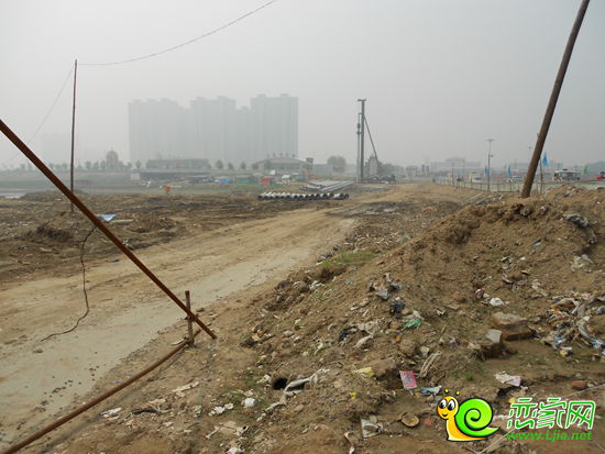 跨支漳河大橋修建中