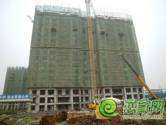 濱江首府5#工程進(jìn)度實(shí)景