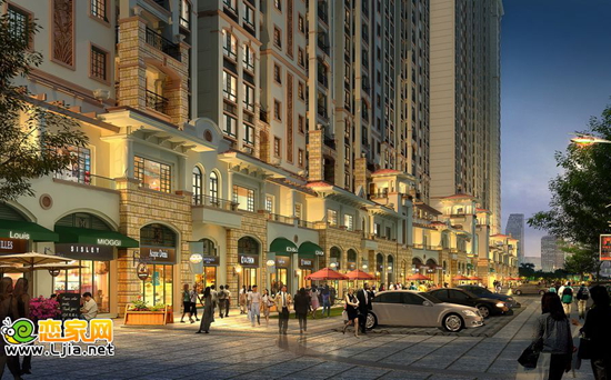 濱江首府商業(yè)街效果圖