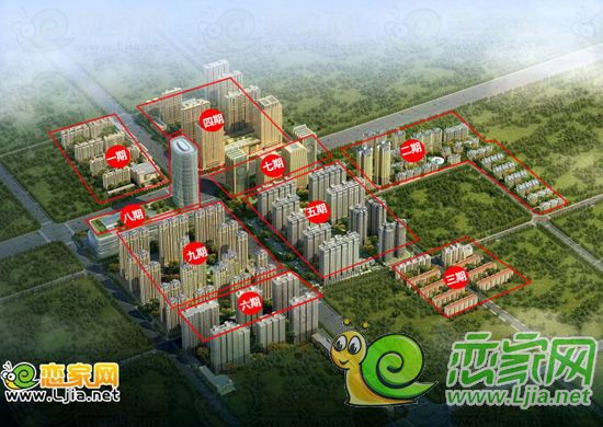 創(chuàng)鑫陽光城鳥瞰效果圖
