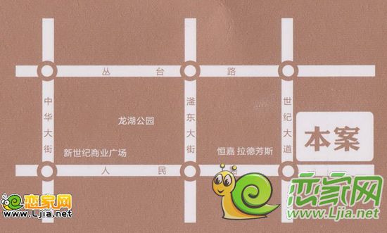 漢成華都項(xiàng)目區(qū)位圖