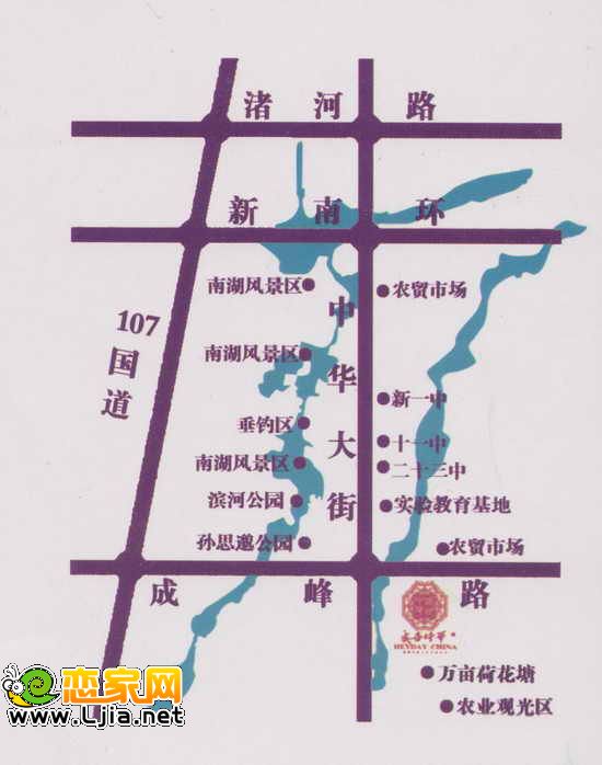盛世中華區(qū)位圖 