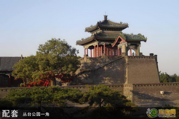 叢臺公園一角