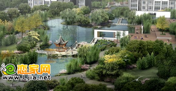 錦繡江南景觀鳥瞰圖