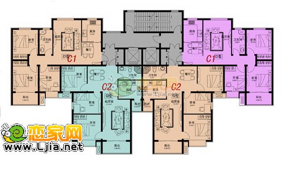 錦繡江南E4戶型