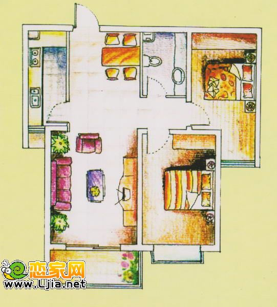 城市西景戶型圖