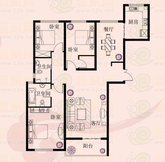 龍脈欣居E1戶型