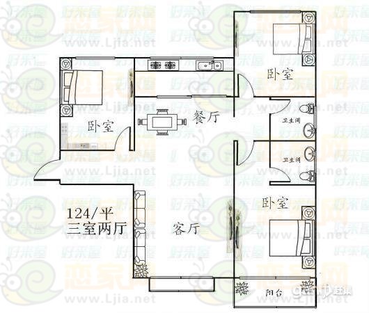 水岸春天戶型圖
