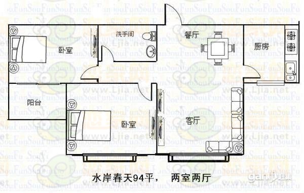 水岸春天戶型圖