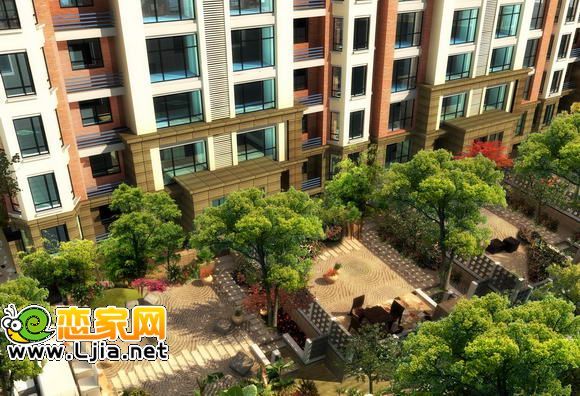 趙都新城緹香花舍小院效果圖