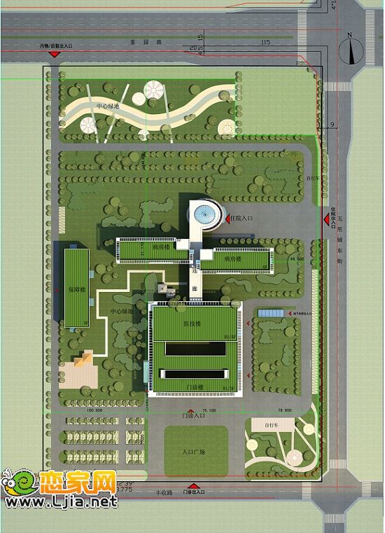 邯鄲市兒童醫(yī)院建筑圖