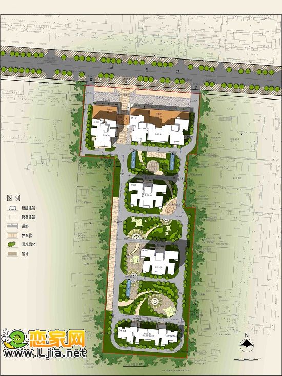 世紀(jì)一品建設(shè)工程設(shè)計(jì)方案總平面圖