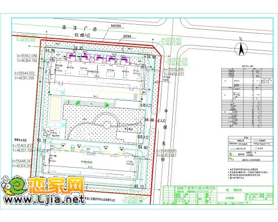 現代·御庭建設工程設計方案總平面圖