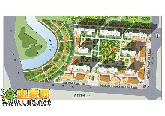 龍仕·公園里建設(shè)工程設(shè)計方案總平面圖