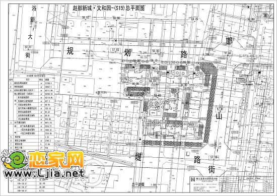 邯鄲趙都新城S15地塊規(guī)劃圖
