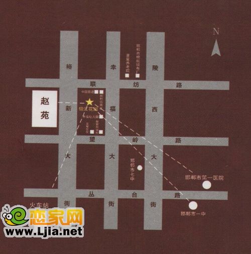 錦江花園項目區(qū)位圖
