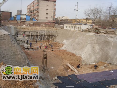 旺景苑項目北側(cè)工地工程進(jìn)展圖