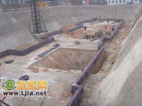 旺景苑項目南側(cè)工地工程進(jìn)展圖