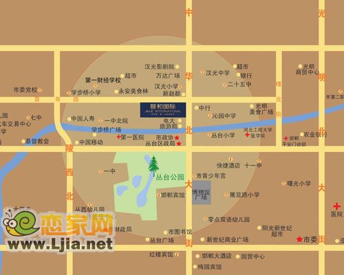 邯鄲晉和國(guó)際交通區(qū)位圖