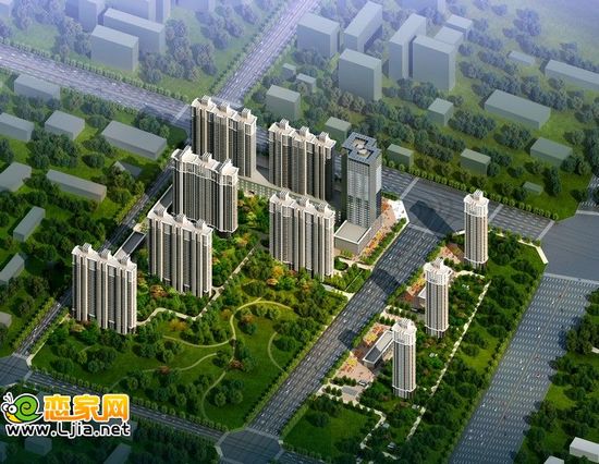 現(xiàn)代奧城效果圖